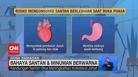 VIDEO: Bahaya Buka Puasa dengan Santan & Minuman Berwarna