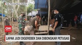 VIDEO: Lapak Judi Digerebek dan Dibongkar Petugas