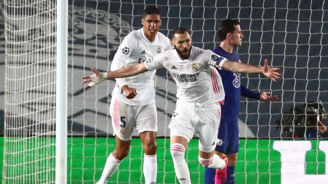 Penyerang Real Madrid, Karim Benzema mendekati torehan gol bomber Paris Saint-Germain (PSG) Kylian Mbappe dalam daftar top skor Liga Champions.