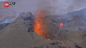 VIDEO: 6000 Tahun Tak Aktif, Gunung Fagradals-Fal Meletus
