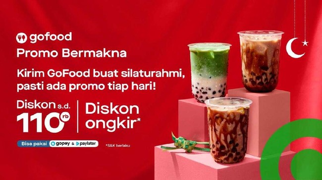 GoFood kembali memanjakan pengguna lewat gelaran Promo Bermakna, dipersiapkan khusus untuk Anda yang selalu mengakses GoFood ketika jam makan mendekat.