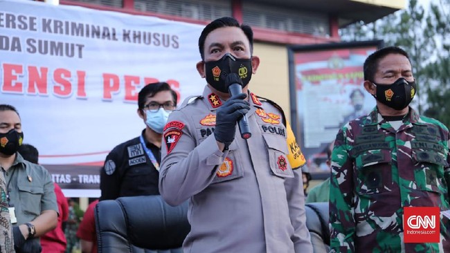 Kapolda Sumut Irjen Panca Putra menyatakan Rp30 juta yang diperoleh tersangka merupakan keuntungan bersih per hari.