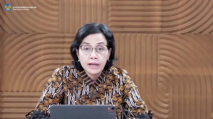 Menteri Keuangan Sri Mulyani memberikan keterangan pers mengenai THR dan Gaji ke-13 (Tangkapan Layar Youtube Kemenkeu RI) Menteri Keuangan Sri Mulyani memberikan keterangan pers mengenai THR dan Gaji ke-13 (Tangkapan Layar Youtube Kemenkeu RI)