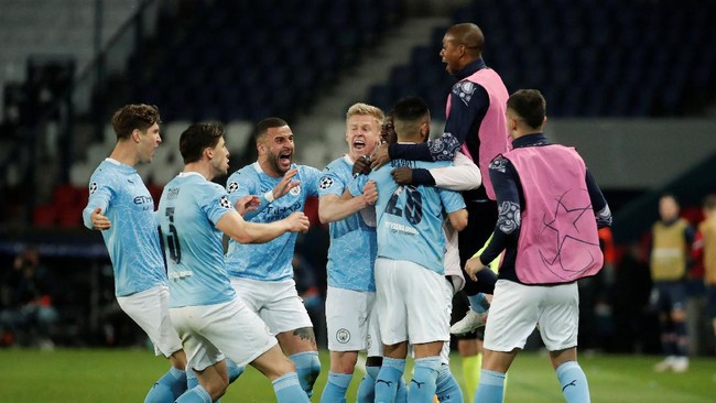Manchester City mulai dinaungi keberuntungan dalam mengejar trofi Liga Champions setelah menang 2-1 atas PSG di leg pertama semifinal.
