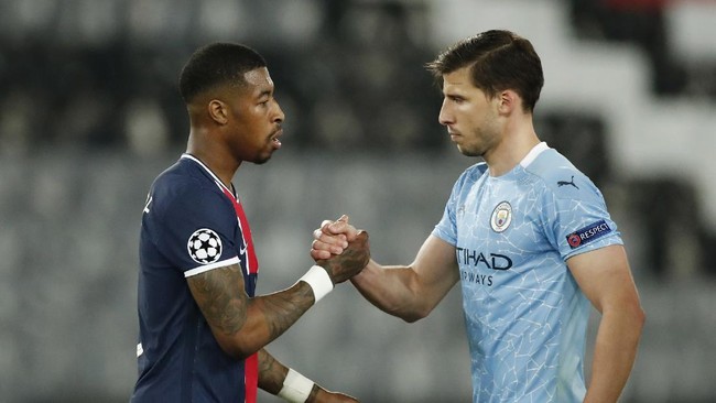 Bek Ruben Dias sukses mematikan peran Neymar dan Kylian Mbappe di laga PSG vs Manchester City di leg pertama semifinal Liga Champions.
