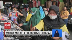 VIDEO: Warga Mulai Berburu Baju Lebaran