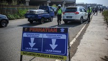 Disekat, Kendaraan Keluar-Masuk Kab. Bandung Turun 20 Persen