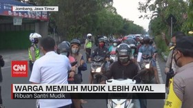 VIDEO: Warga Memilih Mudik Lebih Awal