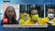 VIDEO: Dugaan Keterlibatan Azis Syamsuddin Dalam Perkara KPK