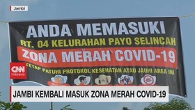 VIDEO: Jambi Kembali Masuk Zona Merah Covid-19