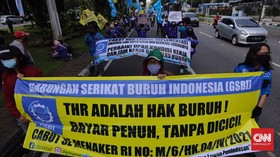 3.452 Buruh Adukan Pelanggaran THR, Sebagian Diganti Kado
