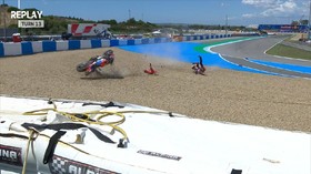 VIDEO: Tito Rabat Kecelakaan di FP2 MotoGP Spanyol