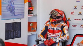 Alasan Marquez Marah Usai Kecelakaan di FP2 MotoGP Aragon