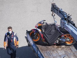Kecelakaan Horor Marc Marquez di FP3 MotoGP Spanyol