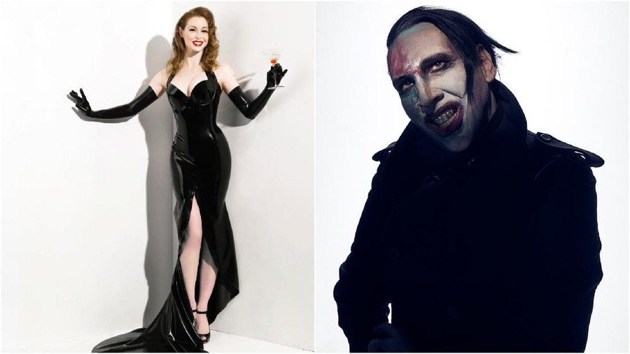 Esme Bianco dan Marilyn Manson