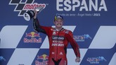 FOTO: Tangis Miller, Derita Quartararo di MotoGP Spanyol Jack Miller menang MotoGP Spanyol 2021 setelah Fabio Quartararo membuang peluang emas untuk menjadi juara karena cedera arm pump.