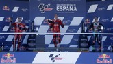 FOTO: Tangis Miller, Derita Quartararo di MotoGP Spanyol Jack Miller menang MotoGP Spanyol 2021 setelah Fabio Quartararo membuang peluang emas untuk menjadi juara karena cedera arm pump.