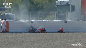 VIDEO: Kecelakaan Hebat Marquez di FP3 MotoGP Spanyol