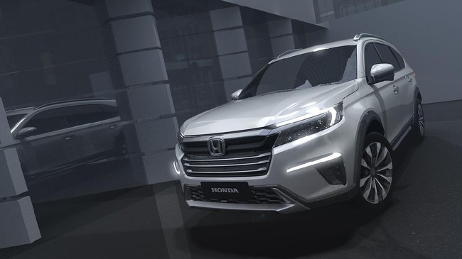 Honda N7X Concept menggabungkan Multi Purpose Vehicle (MPV) dan Sport Utility Vehicle (SUV).