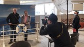 FOTO: Kota Terapung Itu Melaut Lagi Kapal pesiar raksasa yang dijuluki kota terapung kembali berlayar di perairan Italia pada akhir pekan kemarin.