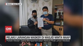 VIDEO: Pelaku Larangan Masker Di Masjid Minta Maaf