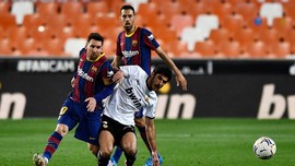 Hasil Liga Spanyol: Messi 2 Gol, Barcelona Kalahkan Valencia