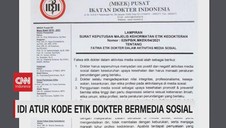 VIDEO: IDI Atur Kode Etik Dokter Bermedia Sosial