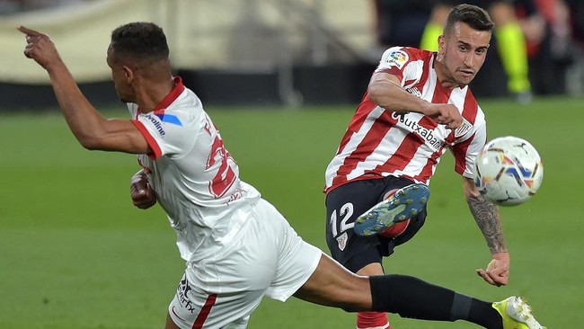 Athletic Bilbao menang 1-0 atas Sevilla dalam lanjutan pertandingan Liga Spanyol di Stadion Ramon Sanchez Pizjuan, Selasa (4/5) dini hari WIB.