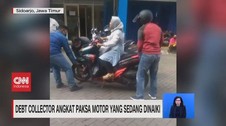 VIDEO: Debt Collector Angkat Paksa Motor Yang Sedang Dinaiki