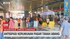 VIDEO: Antisipasi Kerumunan Pasar Tanah Abang