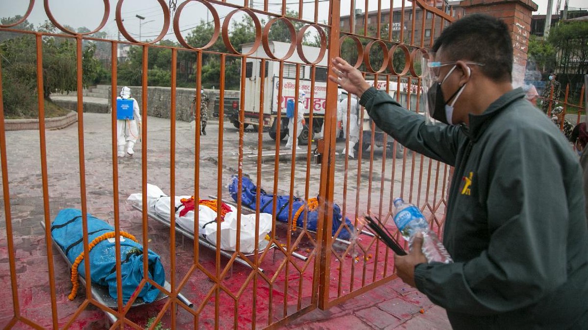FOTO: Varian Covid-19 India 'Bermutasi' Sampai ke Nepal