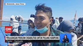 VIDEO: Perjuangan Pemudik Disabilitas Untuk Pulang Kampung