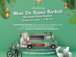 Sasa Santan Tebar Inspirasi Move On untuk Berbagi
