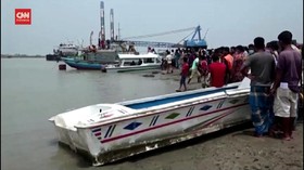 VIDEO: Dua Kapal Tabrakan, 26 Orang Tewas
