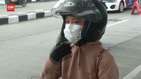 VIDEO: Diminta Putar Balik, Perempuan Pemudik Motor Menangis