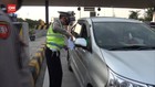 VIDEO: Petugas Lakukan Penyekatan di Exit Tol Mojokerto