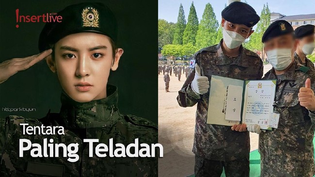 Daebak, Chanyeol EXO Dapat Penghargaan di Pelatihan Wajib Militer