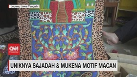 VIDEO: Uniknya Sajadah & Mukena Motif Macan