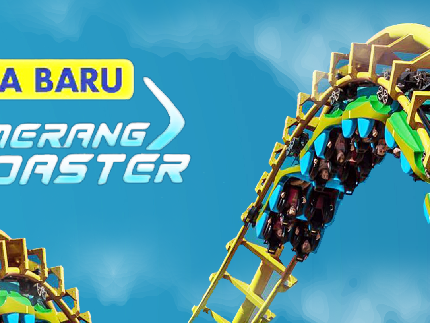 Coba Yuk, Wahana Baru Boomerang Hyper Coaster di Trans Studio Cibubur