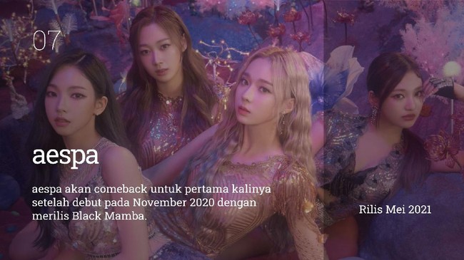 INTIP: 7 Idol Korea Comeback Mei 2021