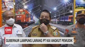 VIDEO: Gubernur Lampung Larang PT. KAI Angkut Pemudik