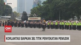 VIDEO: Korlantas Siapkan 381 Titik Penyekatan Pemudik
