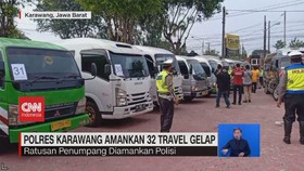 VIDEO: Polres Karawang Amankan 32 Travel Gelap