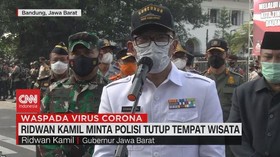 VIDEO: Ridwan Kamil Minta Polisi Tutup Tempat Wisata