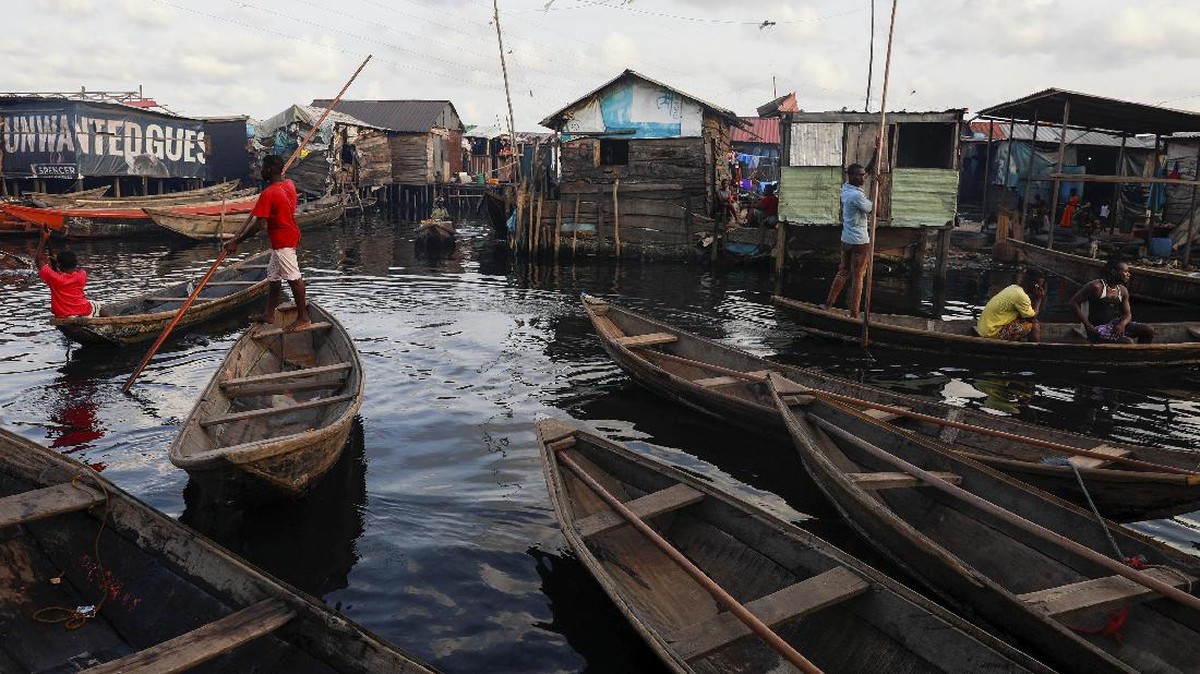 FOTO: Catur dan Harapan Bebas Miskin Anak-anak Nigeria