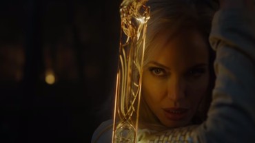Begini Tampilan Angelina Jolie di Cuplikan Perdana Film 'Eternals'