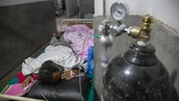 FOTO: Was-was Kasus Corona Nepal seperti India Nepal mengalami lonjakan kasus Covid-19 akibat penyebaran virus jenis mutasi dari India.