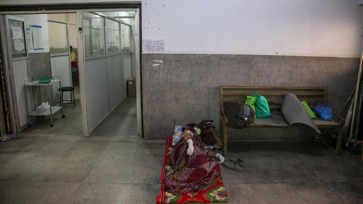 FOTO: Was-was Kasus Corona Nepal seperti India