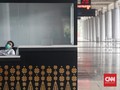 FOTO : Bandara SMB II Palembang Sepi Hari ke-1 Larangan Mudik