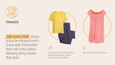 INTIP: Panduan Mix and Match Fashion Sesuai Zodiak Berikut beberapa rekomendasi gaya yang cocok untuk Anda sesuai dengan zodiak.